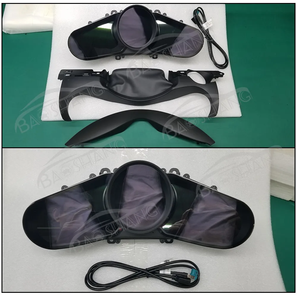 12.3'' Linux Digital Cluster for Cayenne 2010-2016 GPS Navi Full LCD Car Dashboard Instrument Panel Speed Meter Player