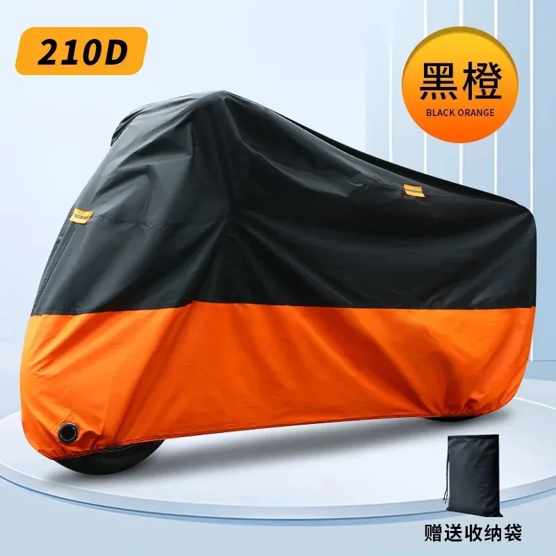 Motorcycle Thick 210D Waterproof Universal Outdoor Uv Electric Bike Protective Motorbike Dust Rain Sunshade Cover for All Season