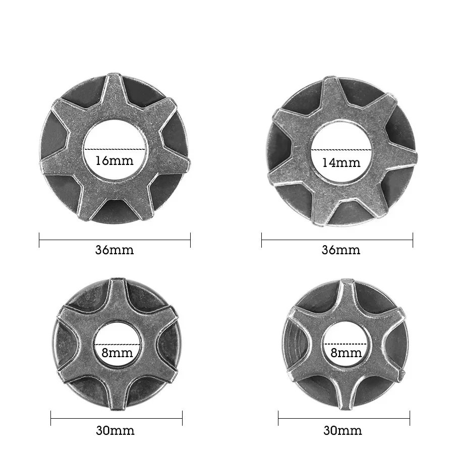 Replacement M14/M16 Chainsaw Gear 100 115 125 150 180 Angle Grinder Gear Sawing Sprocket Chain Wheel for Chainsaw Bracket 1PCS