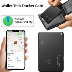 New Wireless Charging Tracking Location Wallet Tracker Card Waterproof GPS Locator Work with Apple Find My App Bluetooth Tracker