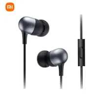 Original Xiaomi Capsule Earphone Piston Fresh version Hearphone 3.5mm Standard plug Earphone HD Mic Wired headset