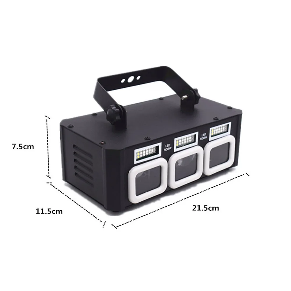 New Laser Light Stage Pattern Party Strobe Dancing DMX Remote Control Voice-activated Decorative Ambient