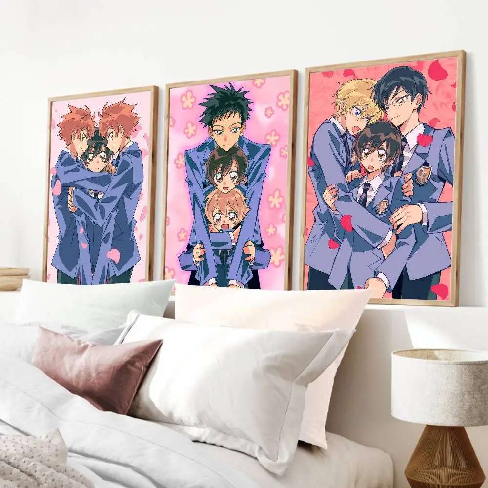 Anime Girl Haruhi Fujioka ALL IN Poster And Prints Wall Art Pictures For Modern Bedroom Game Room Home Decor