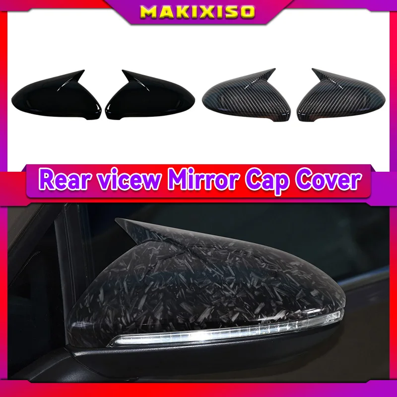 

Rearview Mirror Cover Caps For VW Golf 7 MK7 MK7.5 GTI R GTE GTD 2014-2019 Rear View Mirrors Case Tools Trim Car Accessories