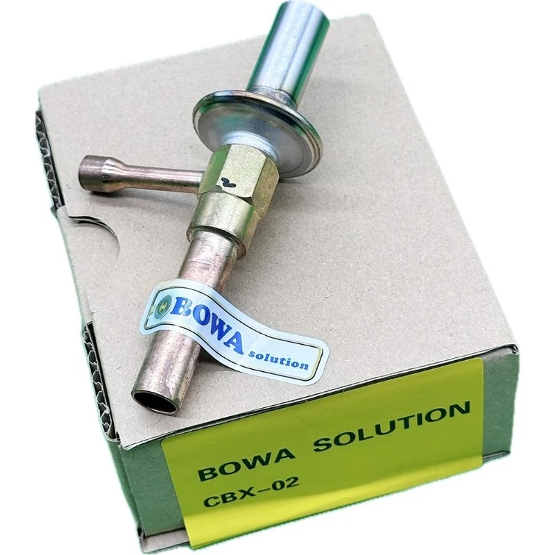 Open and closed constant pressure valve for throttling, regulating or depressurizing refrigerant oil