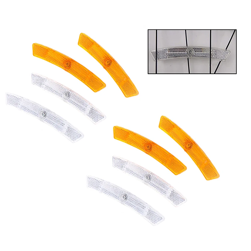 

4pcs Bike Spoke Reflector Steel Fixed Rain Sun Protection Bicycle Parts For Mountain Bike Outdoor Riding Accessories