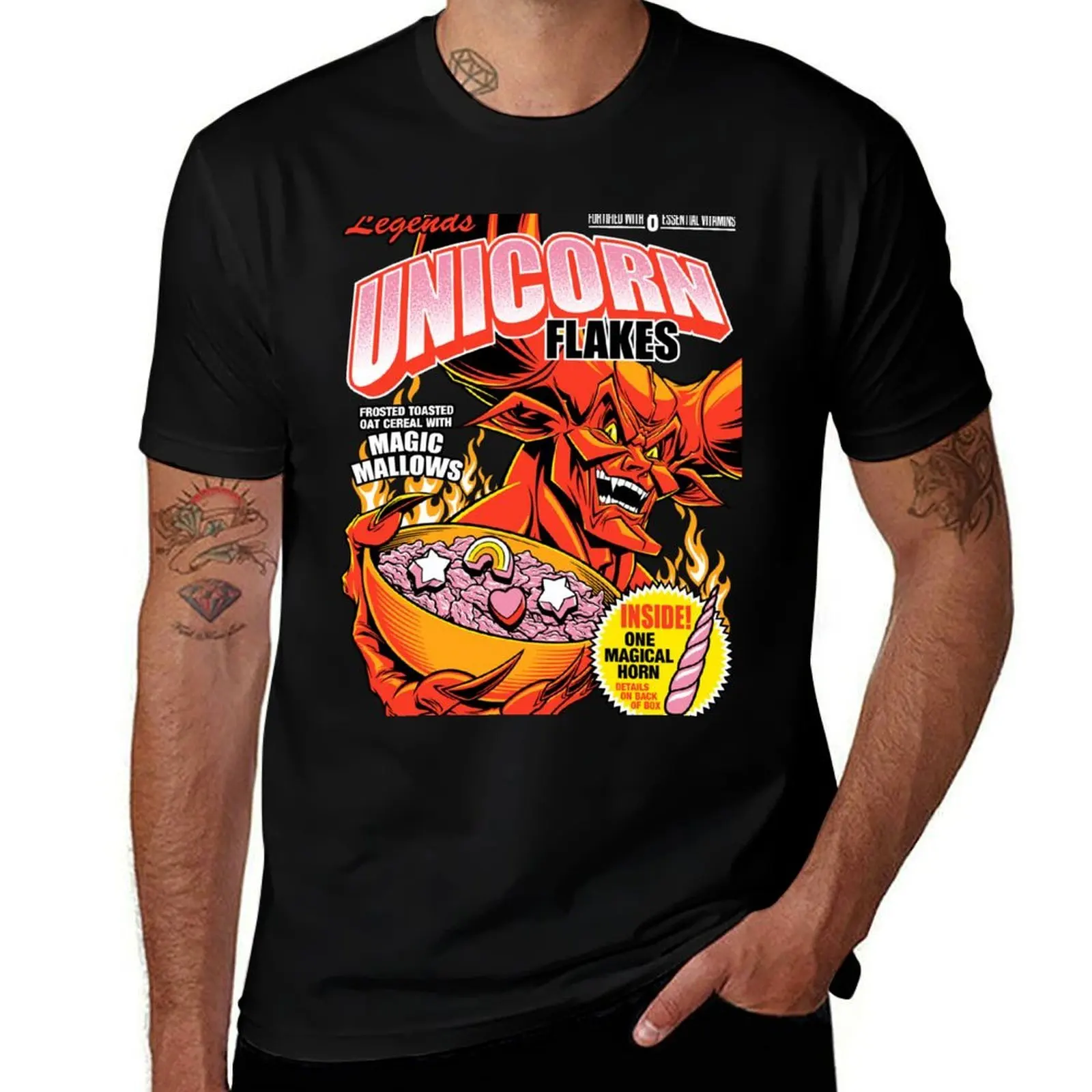 UNICORN FLAKES! T-Shirt Fitness Quick Dry Short Sleeve Top
