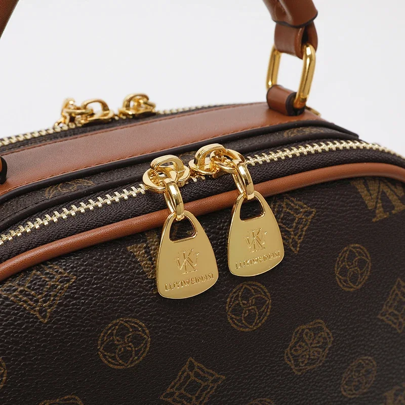 Bolsa de couro inspirada no vintage para mulheres elegante bolsa crossbody estilo designer bolsa de ombro feminina