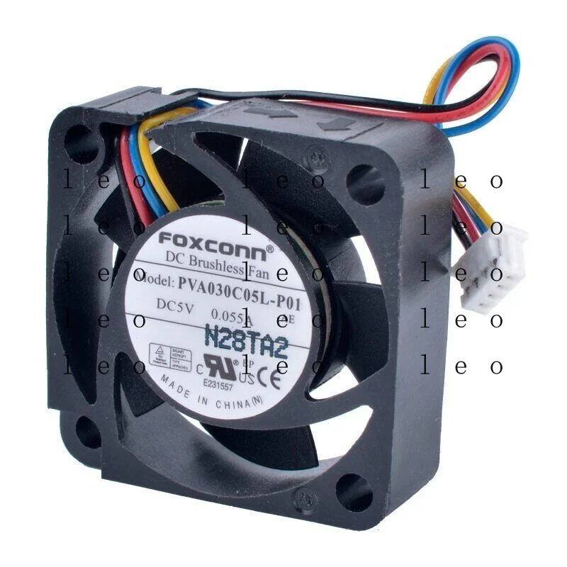 BB  for  Foxconn PVA030C05L-P01 3010 5V 3cm 4-wire temperature control fan