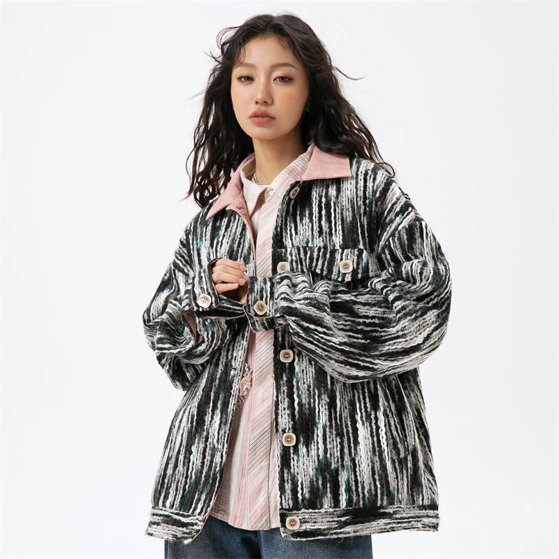 Women\'s Spring 2024 Bomber Jacket Japanese Vintage Womans Clothing Tweed Jacket Korea High Quality Women\'s Jackets in The Spring