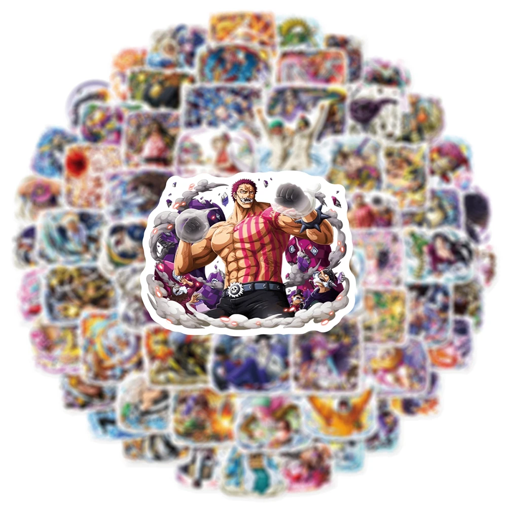 

10/30/60pcs Classic Anime ONE PIECE Luffy Stickers Cool Cartoon Decals for Kid Toy DIY Skateboard Phone Helmet PVC Manga Sticker