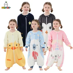 MICHLEY Halloween Owl Sleeping Bag Sack Swaddle Sleepsack Long Sleeve Cartoon Sleepwear Wearable Blanket For Girl Boys 1-3 Years