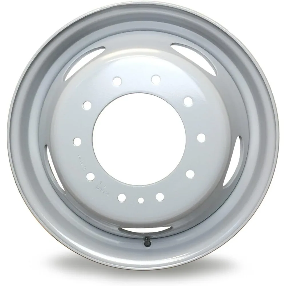 

New Single 19.5" 19.5x6 10 Lug Steel Wheel for Ford F450SD F550SD 2005-2025 Super Duty Dually Gray OEM Design Replacement Rim