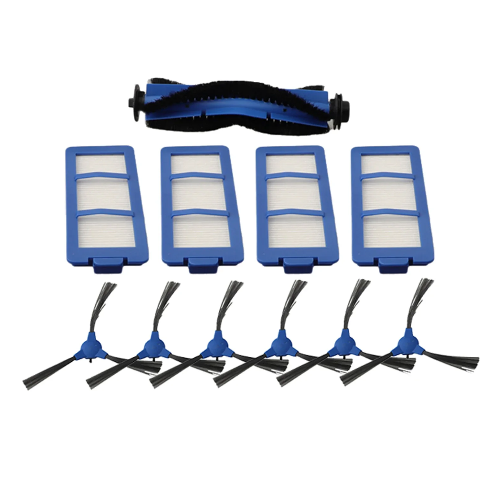 Reemplazo rápido y fácil para RoboVac, Kit de accesorios de repuesto con cepillo lateral Mian y filtros