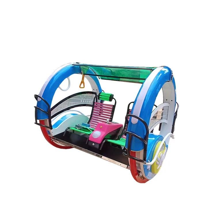 Cheap Price Outdoor Amusement Equipment 360 Degree Rotation Happy Rolling Car for Adultspromote sales