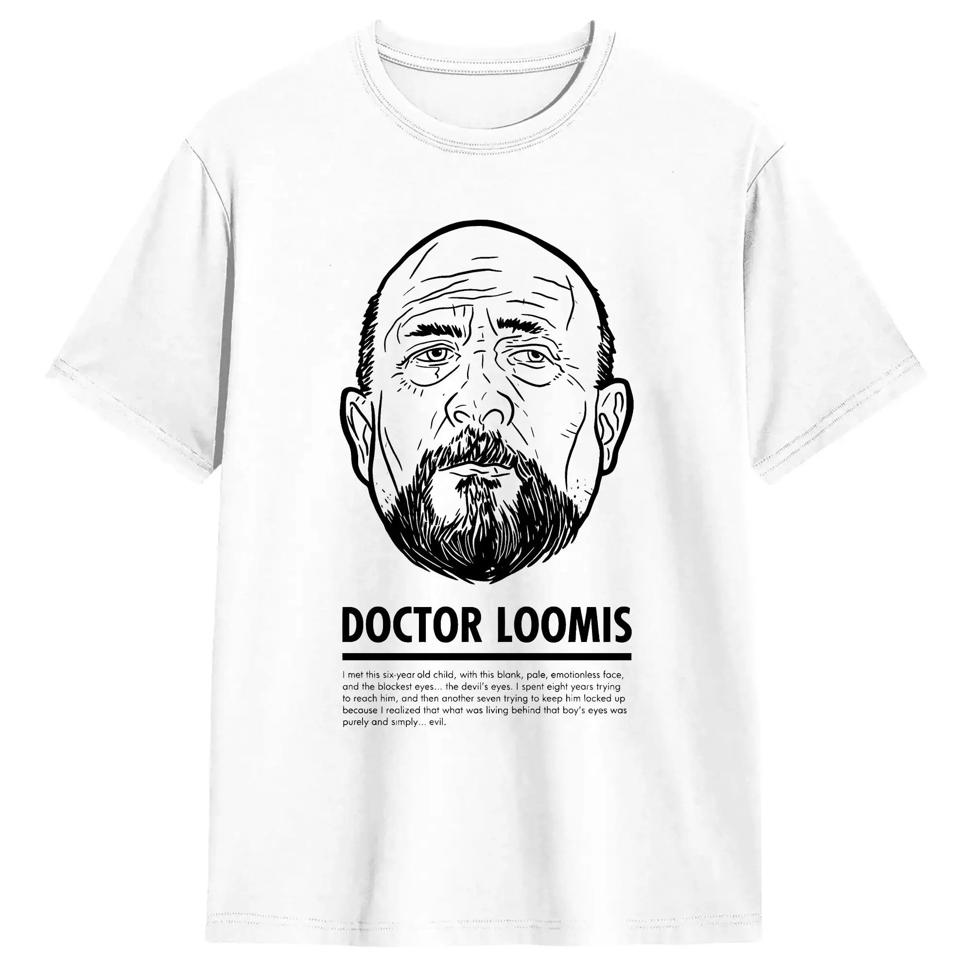Dr Loomis T-Shirt Summer  Cotton T-Shirts For Couple Loose Tshirt Short-Sleeve Vintage Clothes