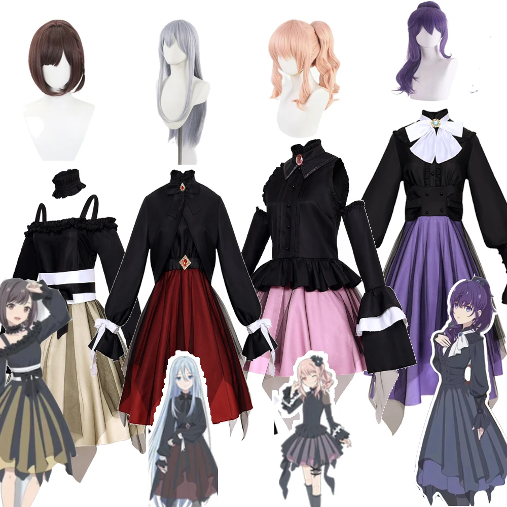 Anime Project Sekai Stage Asahina Mafuyu Akiyama Mizuki Shinonome Ena Yoisaki Kanade Cosplay Costume Performance Wear PJSK
