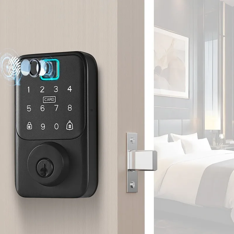 Full Auto Smart Door Lock Face Fingerprint Password Electronic Lock