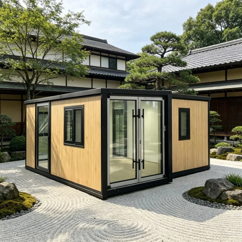 Expandable Container House Flat Pack Collapsible Building Customized Eco Friendly Portable Home for Farm Homestead Holiday Villa