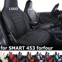 Car Seat Cover For Smart 453 Forfour 2015 2016 2017 2018 2019 Year Interior Leather Cushion Protection Pad Accessories