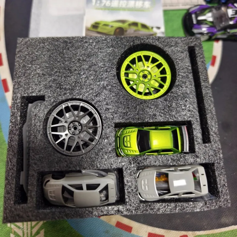 Children's Toy Car Gift TURBO RACING C66 Desktop 1:76 Mini Electric Remote Control Model Car C66 Simulation Drift Car