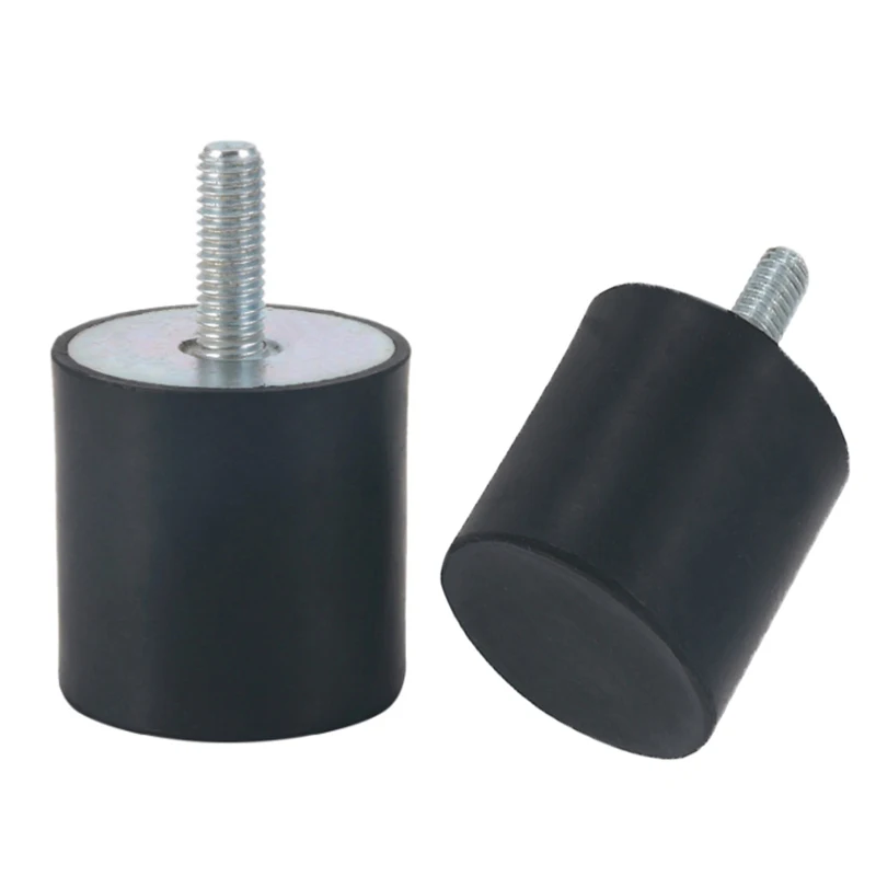 

Thread Rubber Mount, M4 M5 M6 VE Rubber Mount Shock Absorber Anti Vibration Mount Bobbin Isolator Cylindrical Shock Absorber