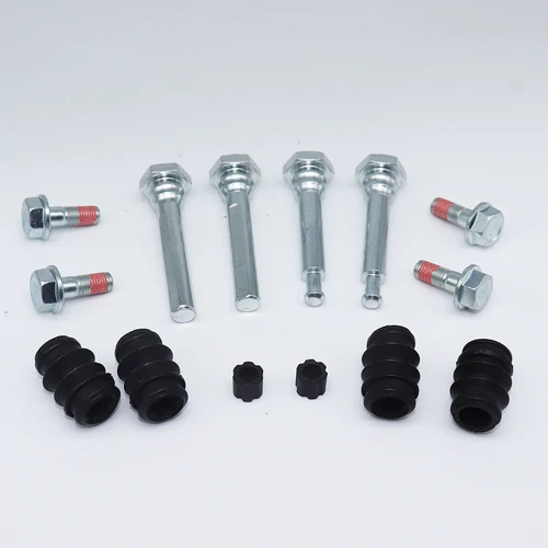 Imagen 2 del producto Kit de pernos de pasadores guía deslizantes de pinza de freno trasero para Nissan Navara NP300 2014 tambores, pieza de buje de manga de fuelle de carcasa 113-1473X