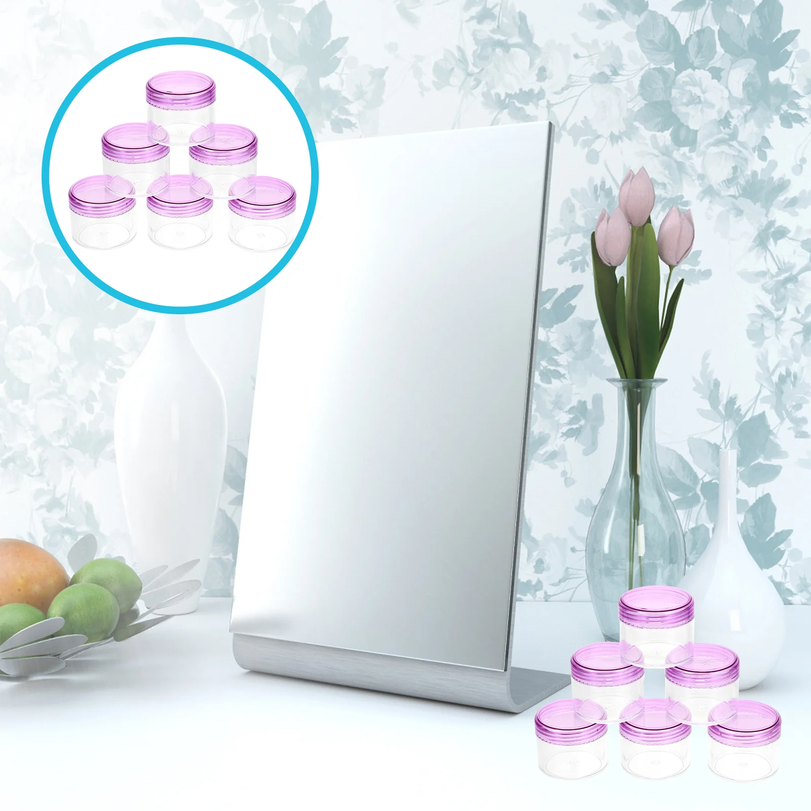 12 Pcs Bottle Small Containers with Lids Jars Moisturizing Lotion Plastic Travel Empty Cream Boxes Bottles