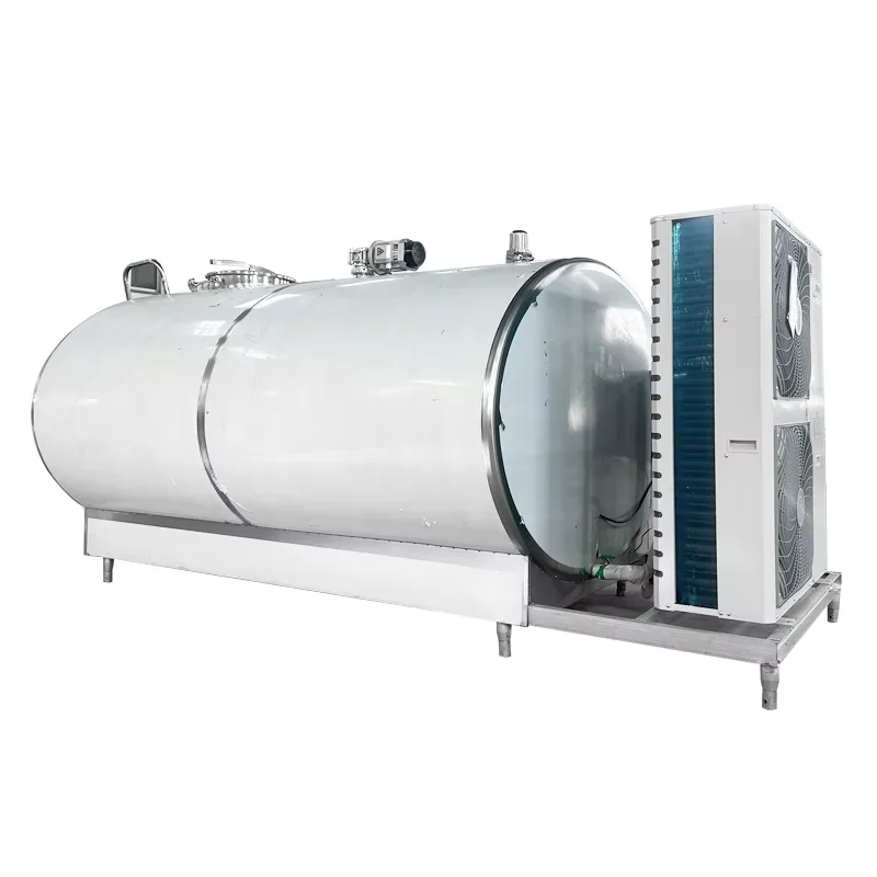 Custom Large Stainless Steel Milk Refrigeration Tank Low Temperature Fresh Milk Preservation Tank Dairy Processing Machines for
