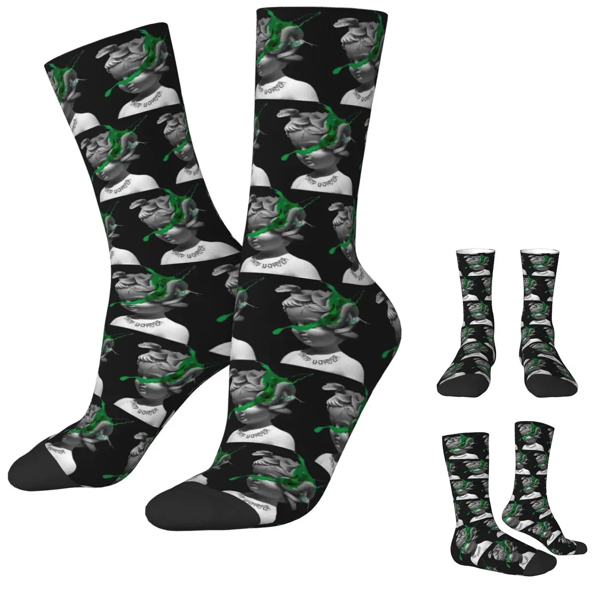 Rapper Lil Baby Gunna Drip Harder Socks Fashion Stockings Winter Non-Slip Adults Men Socks Breathable Graphic Outdoor Socks