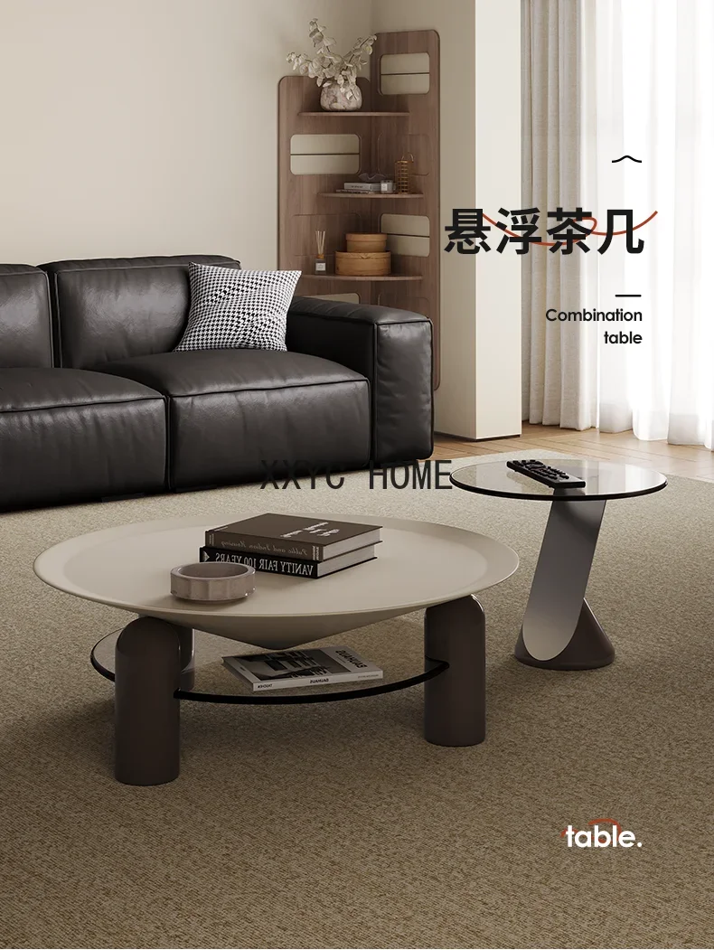 Coffee Table Italian Simple Modern Home Small Apartment Suspension Tea Table Living Room Combination