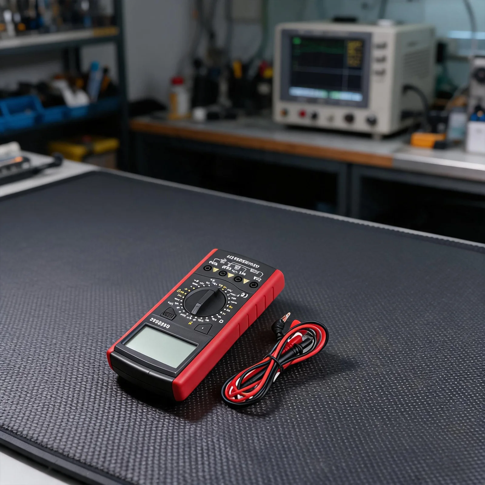 For Electronics Troubleshooting 1000V CAT III Voltage Tester for auto Ranging Multimeter With Lcd Capacitance Measurement