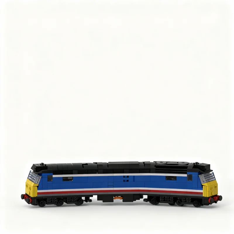 

405pcs MOC 4 Wide BR Class 47 Diesel Locomotive Train Network Southeast Livery Creator Model Building Blocks Architecture Toys