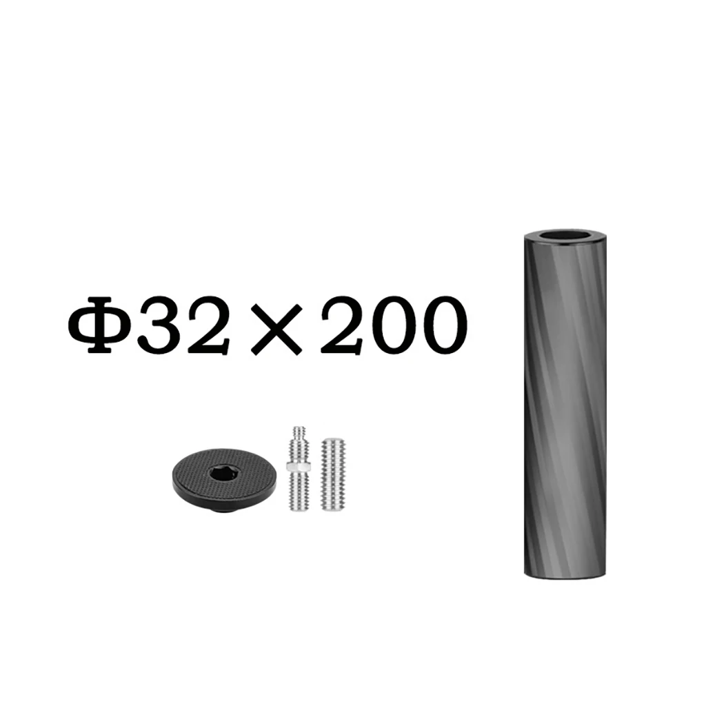 Mid-Axis Carbon Fiber Einbeinstativ Pole Zubehör Stativ Center Shaft Verlängerung Stange 3/8 zoll Loch SLR Kamera Stabilisator Griff grip – Detail 19
