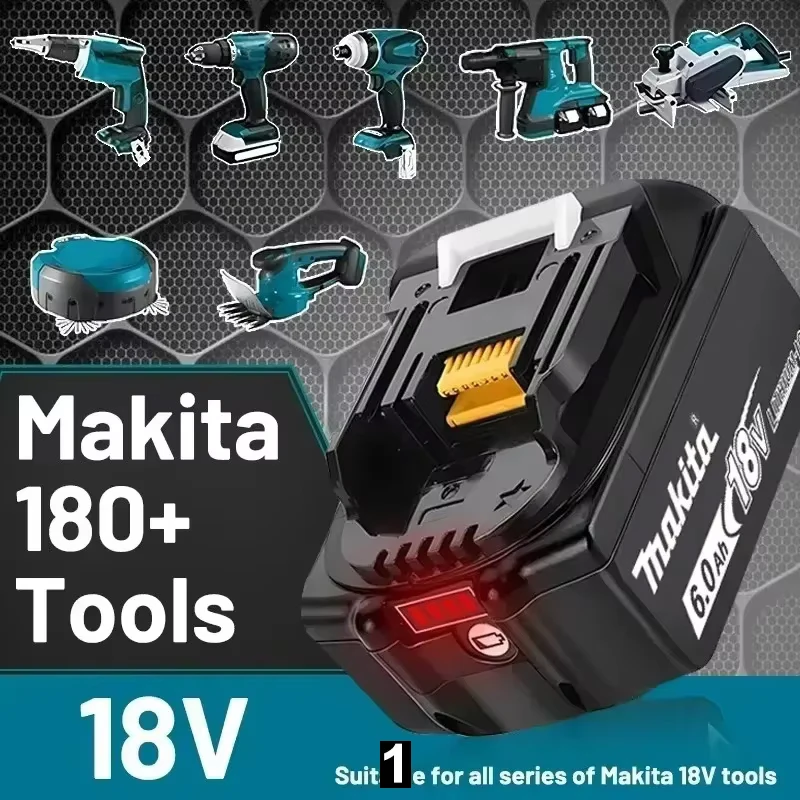 Genuine Makita 18V 6.0Ah/9.0Ah Li-ion Battery  Large Capacity Compatible With Makita LXT Cordless Drill Saw Power Tools Battery