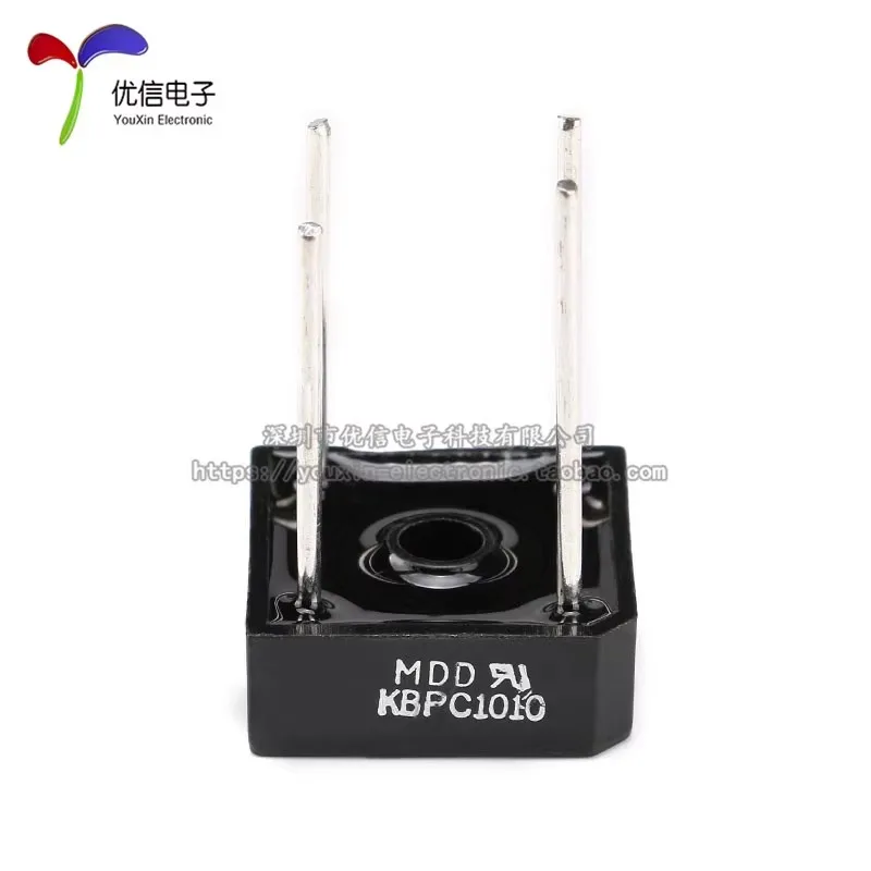 10PCS KBPC1010 10A/1000V square bridge rectifier stack silicon bridge rectifier