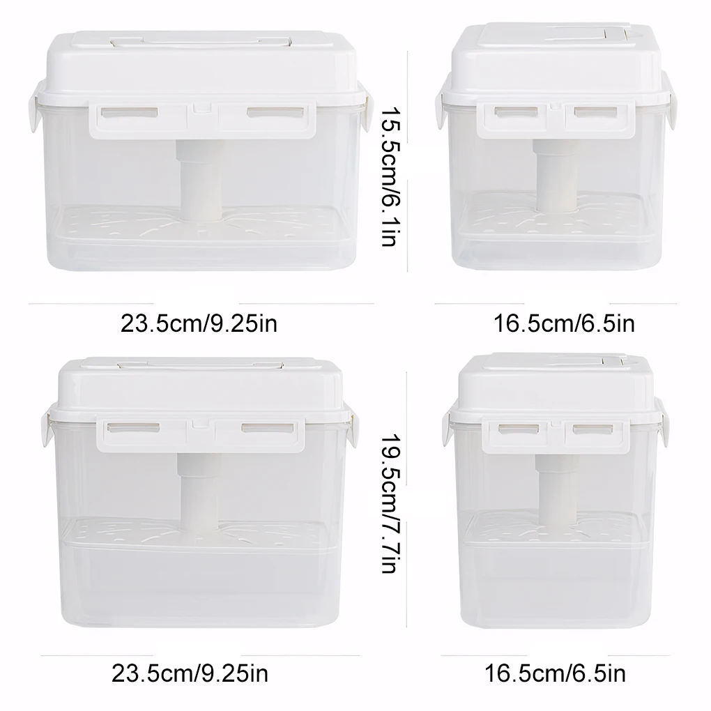 4/5L Pickle Jar with Press Plate Leakproof Kitchen Organizer Bins For Gherkin Sauerkraut Olive And Kimchi Storage Container