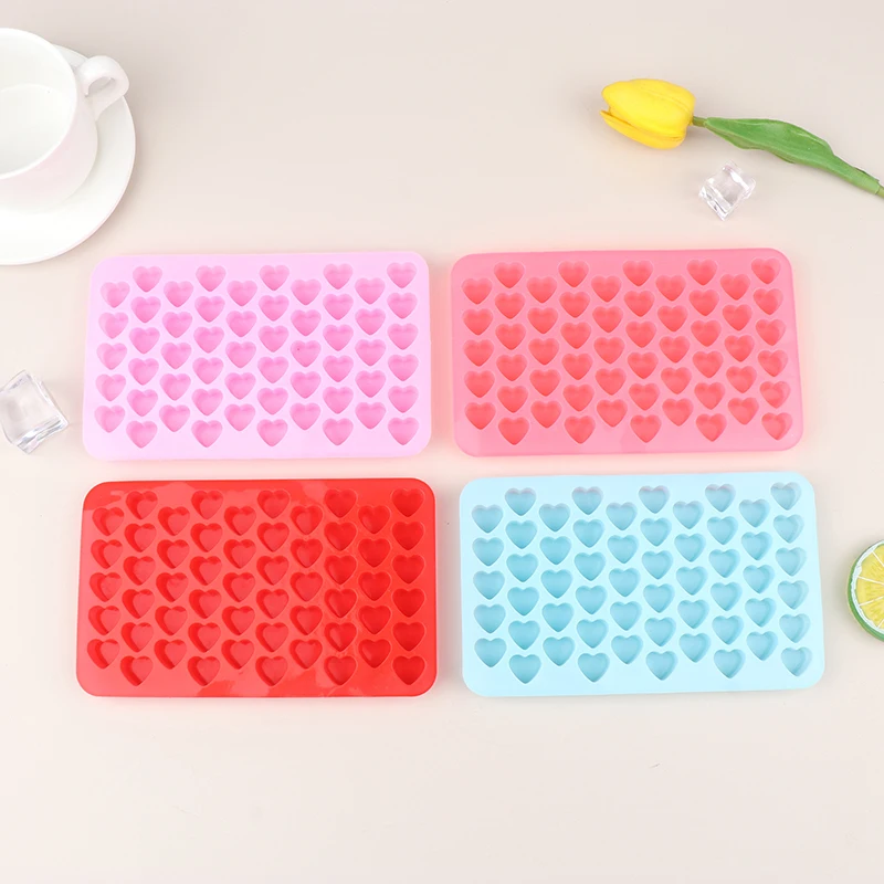 1Pc Little Love Heart Silicone Mold Can Forms For Candle Making Kit DIY Heart Mousse Cake Chocolate Baking Mould Party Gifts