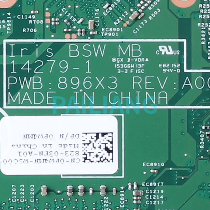 

14279-1 For Dell Inspiron 3452 3552 3441 3541 Laptop Motherboard 041D5Y 0WGR7P 00DTRW 0PW4MN 0P2DX7 DDR3L Notebook Mainboard