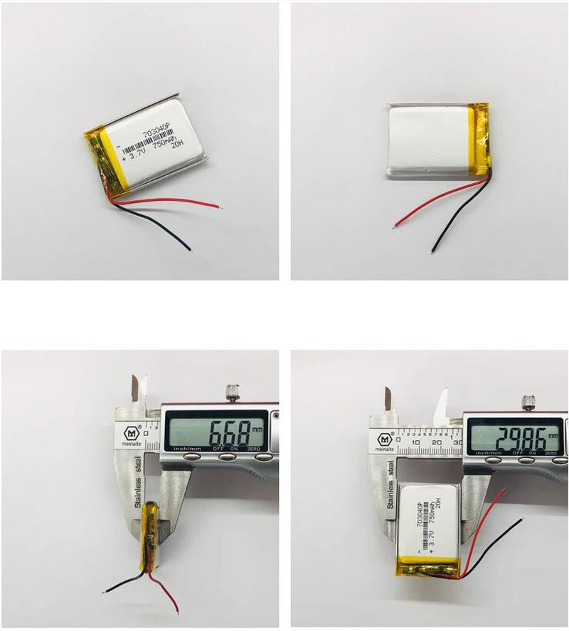 リチウムポリマー電池,GPS,mp3,mp4,Bluetoothスピーカー,LEDライト,カメラ,充電式li,LiPoバッテリー703040, 750mah,3.7v