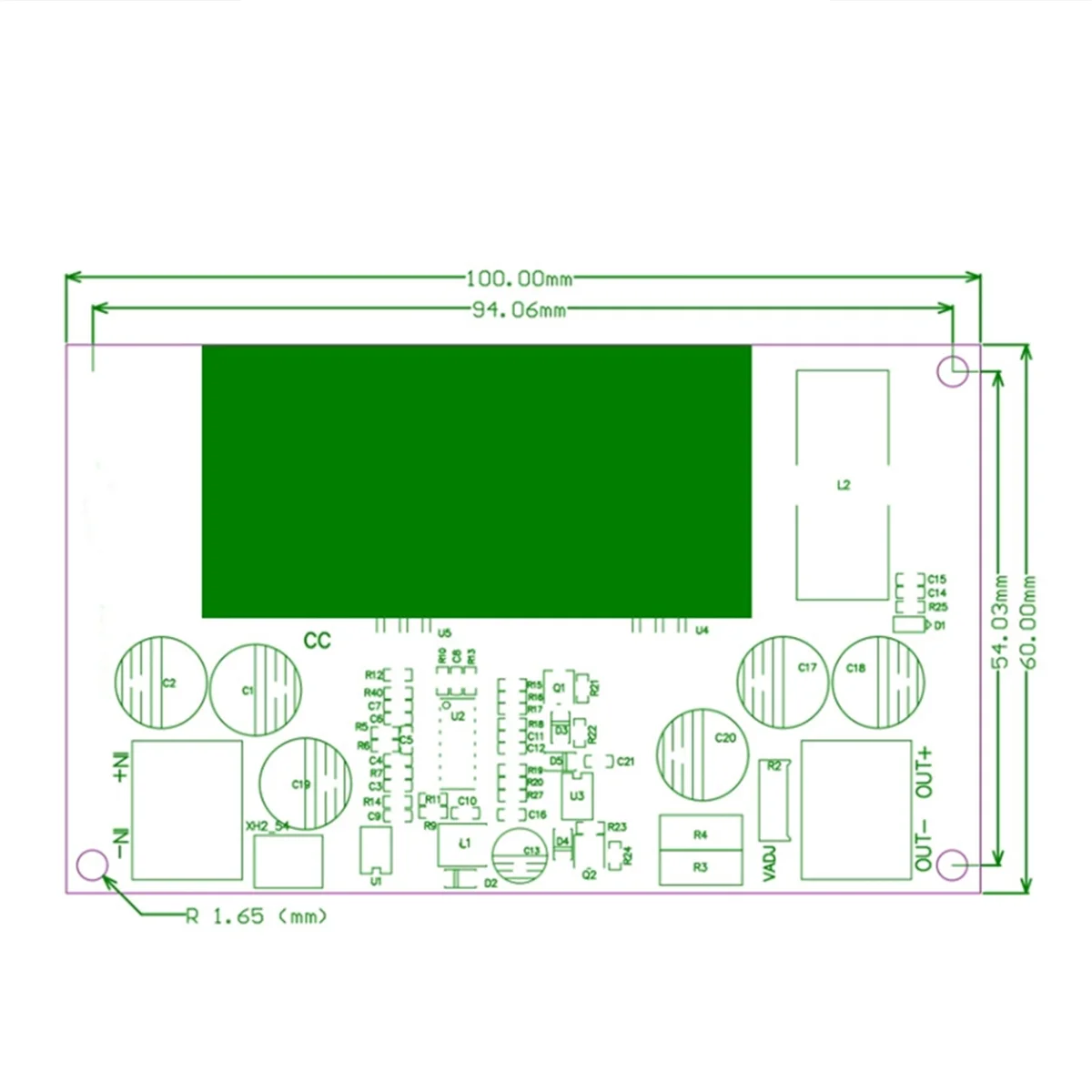 Convertidor Buck DC-DC DC12-75V a 2,5-50V 600W regulador Buck voltaje corriente constante módulo de fuente de alimentación ajustable