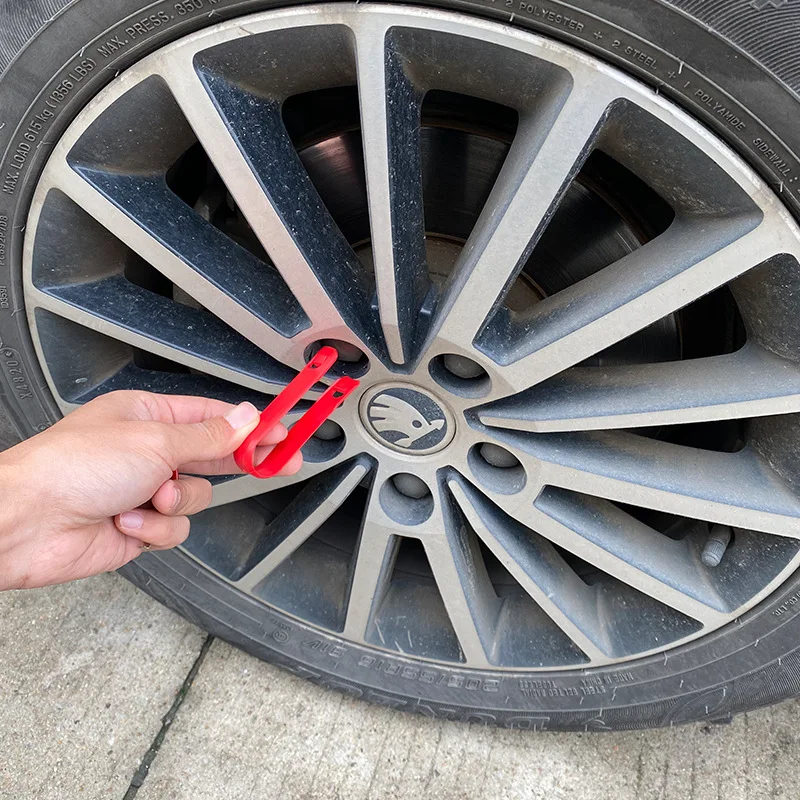 Alloy Wheel Bolt Nut Caps Covers Puller Remover Tool Mini Portable Tweezers Wheel Repairing Tool For Audi For Volkswagen