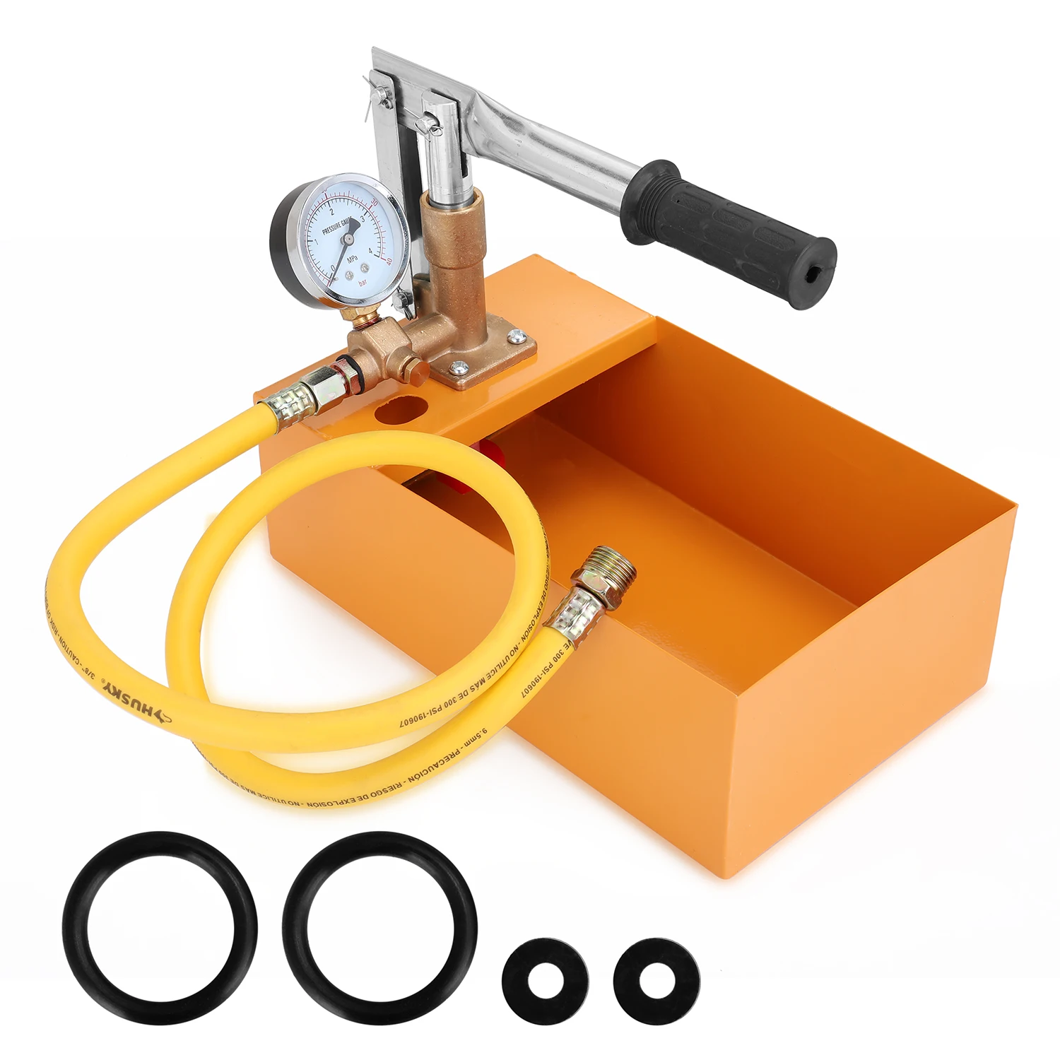 Oil Test Pump Aluminum Copper 2.5MPa 0-40KG 0-25KG  Water Pressure Tester Manual Hydraulic Test Pump Machine with G1/2"