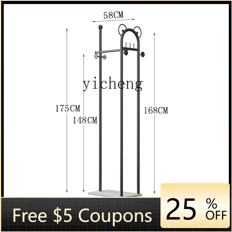 

Zc Room Hanger Household Hanger Clothes Floor Bedroom Coat Rack Living Room Vertical Hang the Clothes Shelf