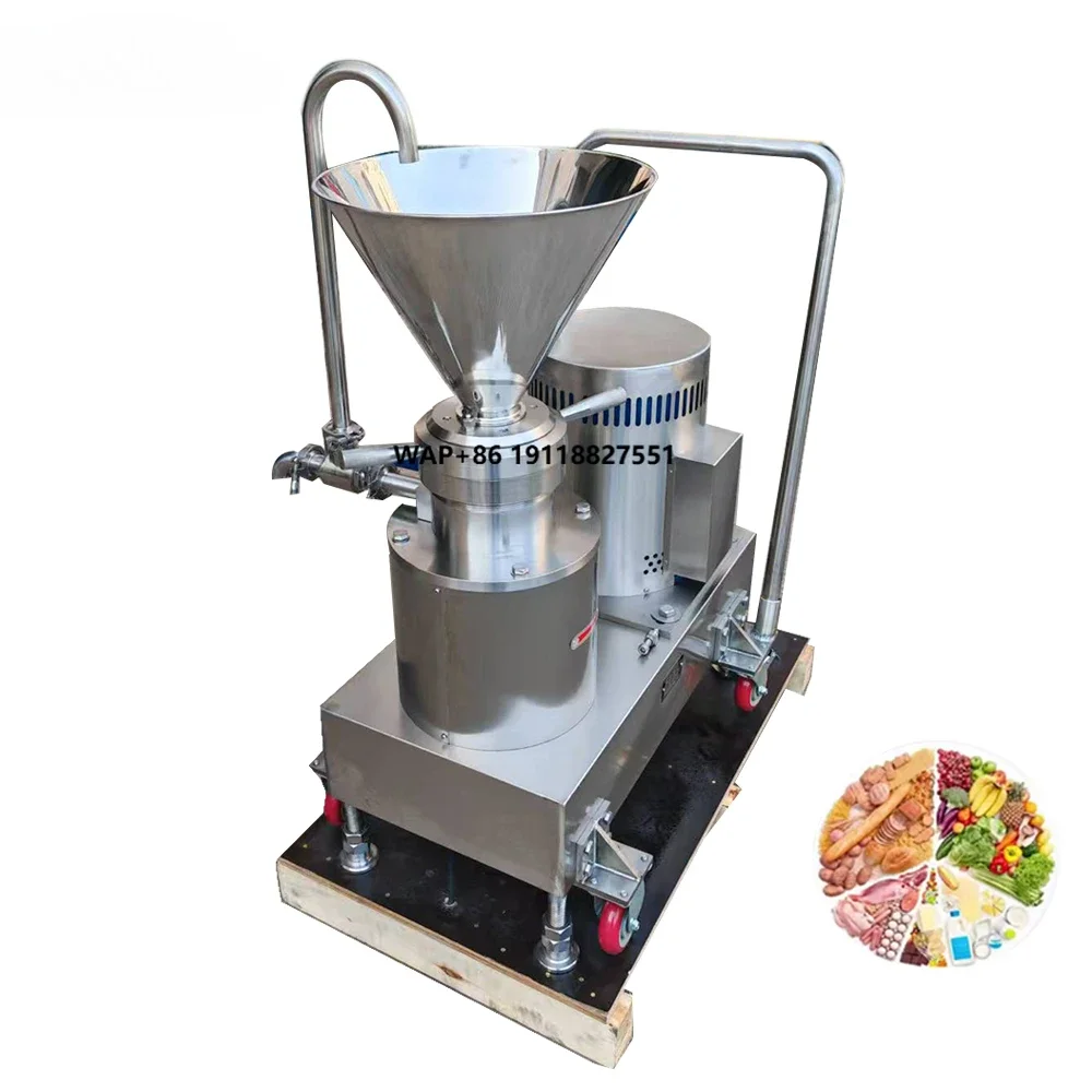 Stainless Steel 304 Food Grinder Split-Type Colloidal Mill for Nut Fruit Vegetable Winery Flours Chili Sauce Grinding