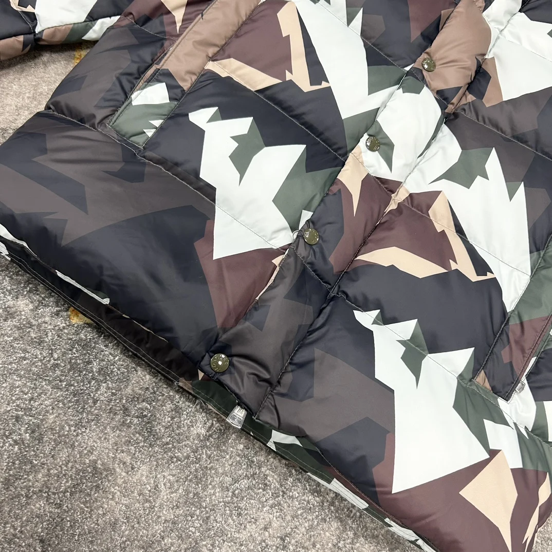 Evacandis Hoge Kwaliteit Vrouwen Nieuwe Camouflage Donzen Jas Afneembare Capuchon Herfst Chique Warme Dikke Luxe Casual Outwear