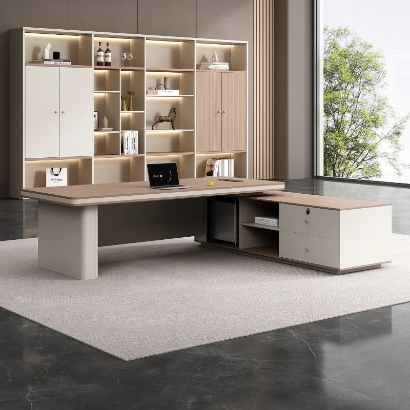 

Decoration Computer Office Desk Modern Aesthetic Minimalist Storage Office Desk Design Executive Meuble Bureau Trendy Furniture
