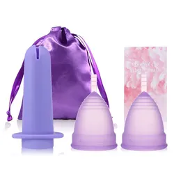 New Menstrual Cup Booster Easy To Use Silicone Cup Set Women's Menstrual Supplies Menstrual Cup Booster Women's Health Care