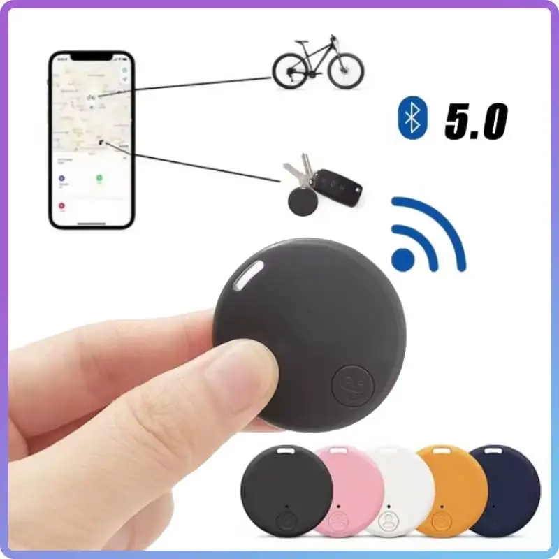 

Wireless Mini GPS Tracker Anti-lost Alarm Key Child Wallet Finder Airtags Bluetooth APP GPS Locator Smart Tag For iPhone Android