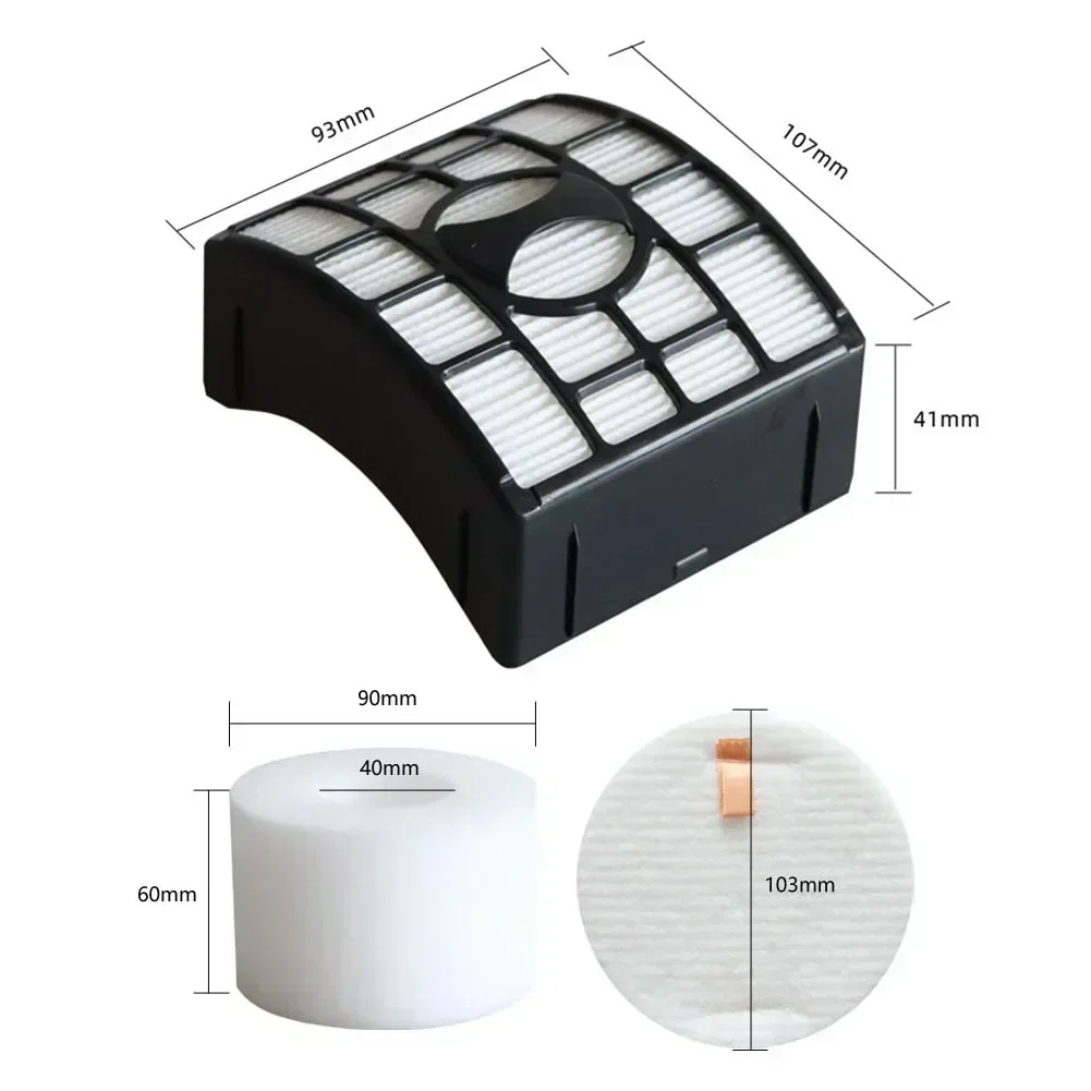 

103 мм ZD550 ZD552 Фильтры Пылесос H12 Выхлопной фильтр Простая установка Фильтры Эффективная чистка